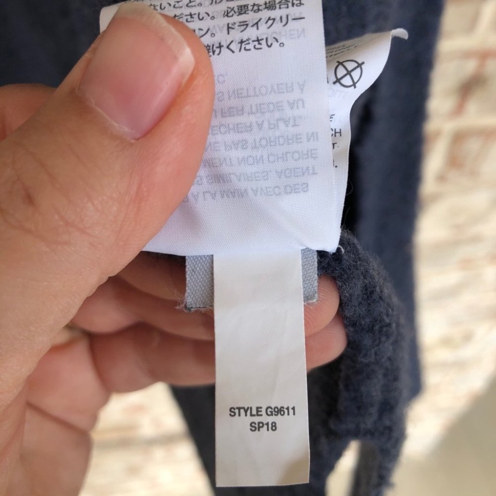 Madewell Kent Cardigan Alpaca Wool SOFT Navy Blue Sweater XS - Picture 16 of 16